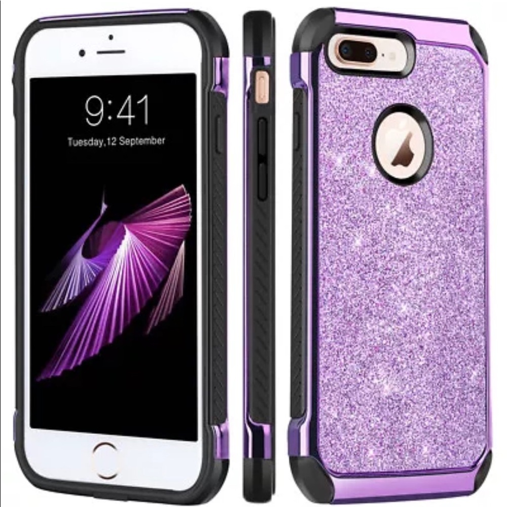 Brand new IPhone 8 plus phone case, purple!